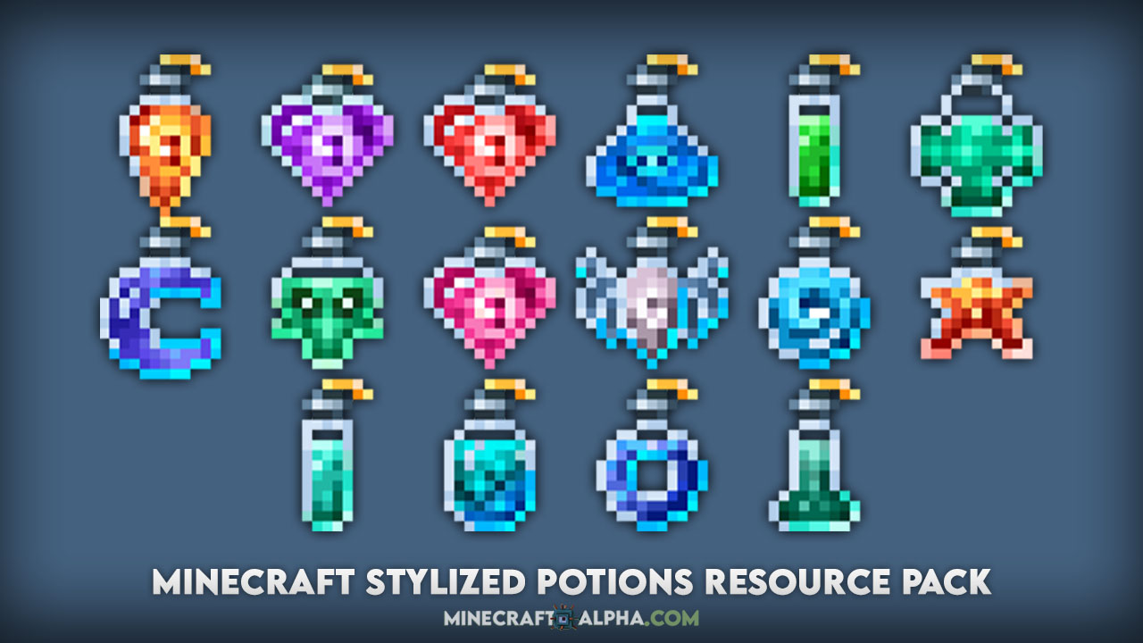 Minecraft Stylized Potions Resource Pack