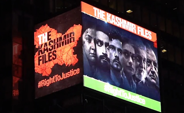 Vivek Ranjan Agnihotri’s ‘The Kashmir Files’ dominates the ‘Times Square’ in New York on India’s Republic Day