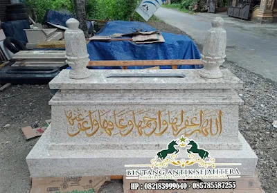 DAFTAR HARGA 20 JENIS KIJINGAN MAKAM MARMER GRANITE TERLARIS BERIKUT NISAN NYA