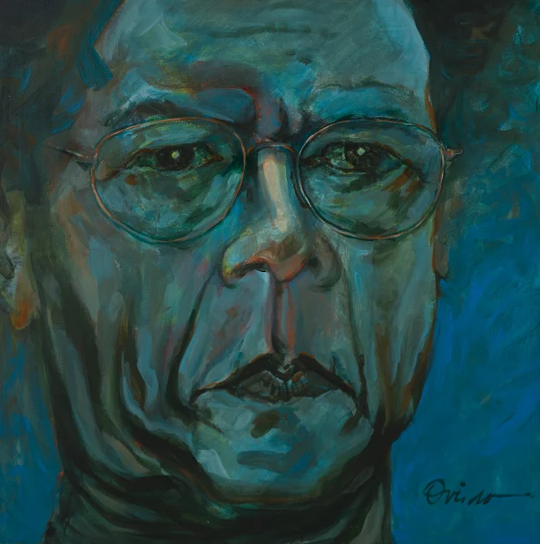 Autorretrato en Azul, 1999, Coleccion Antonio Ocana