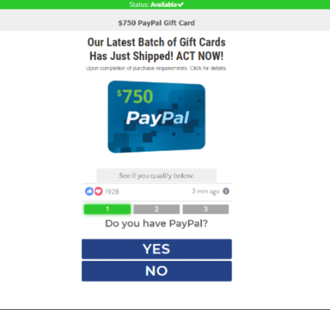 Grab a $750 PayPal Gift Card Now! | (US) United States