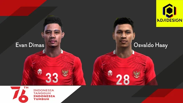 Evan Dimas & Osvaldo Haay Face For PES 2013