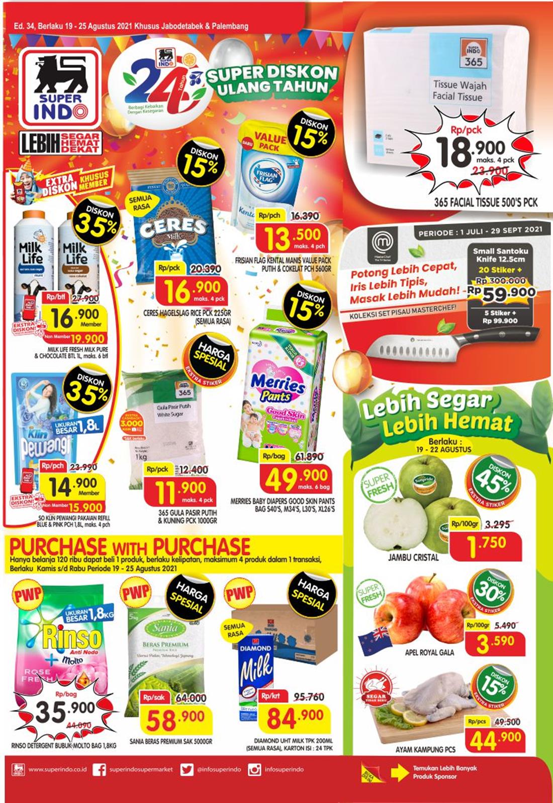 Katalog Superindo Promo Superindo Mingguan 19 - 25 Agustus 2021