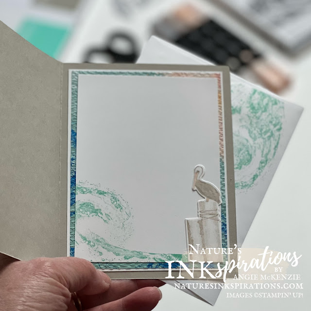 Waves of the Ocean Encouragement card (inside) | Nature's INKspirations by Angie McKenzie