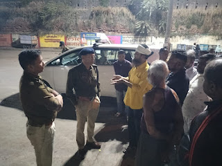 ट्रक ड्राइवर व ट्रांसपोर्टर्स की हड़ताल के बीच पुलिस अधीक्षक ने किया शहर के पेट्रोल पंपों का निरीक्षण।