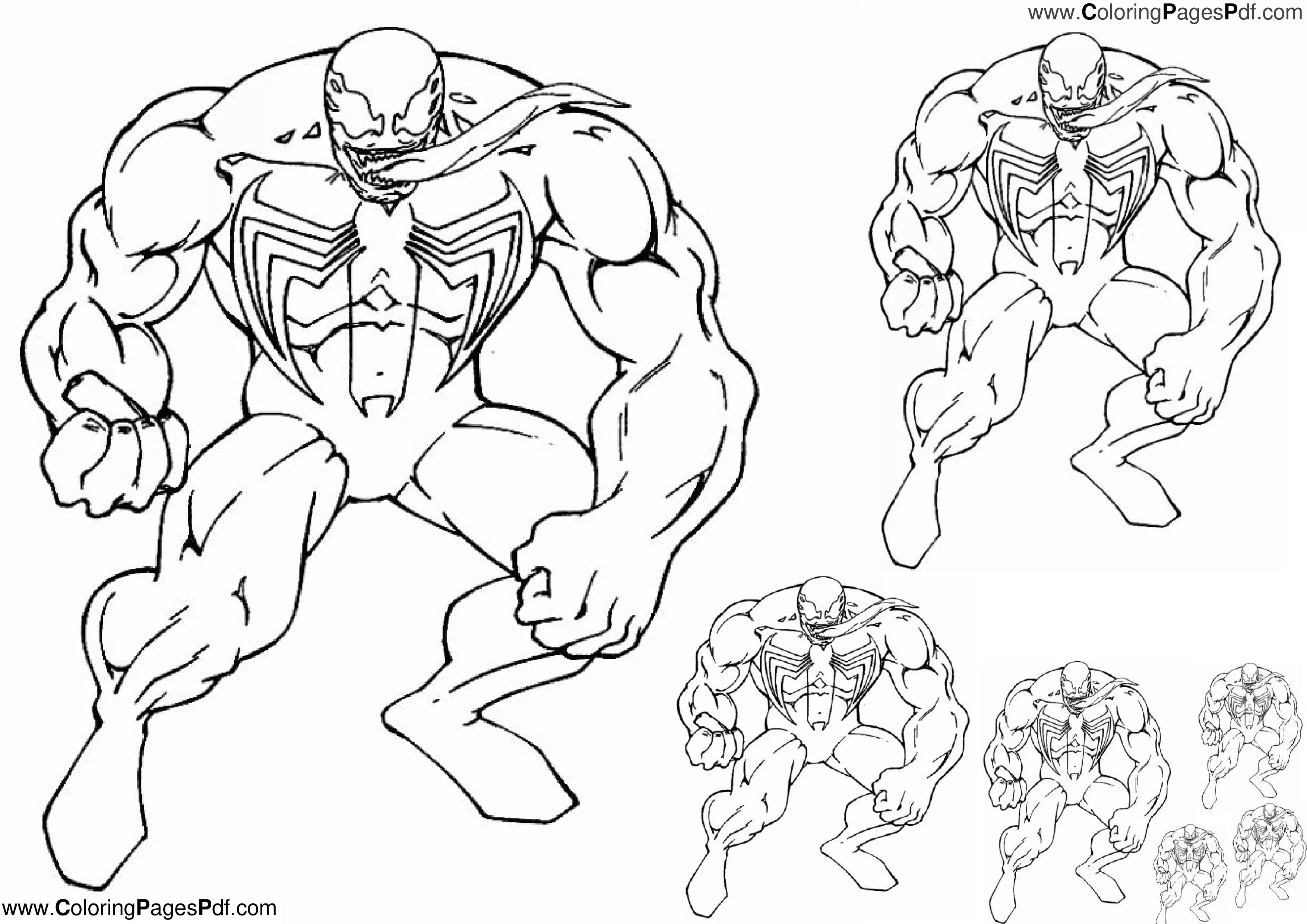 Carnage coloring pages