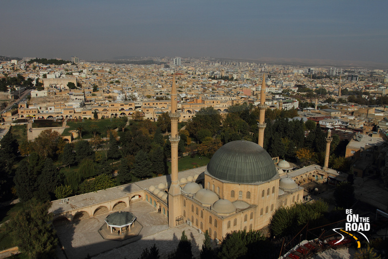 Bird's eye view of Urfa city