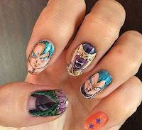 Uñas decoradas de Dragon Ball