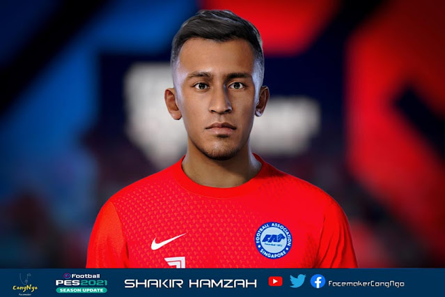 Shakir Hamzah Face For eFootball PES 2021