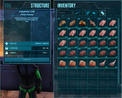 Ark Industrial Grill Inventory