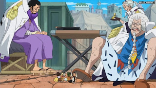 ワンピースアニメ ドレスローザ編 740話 センゴク SENGOKU | ONE PIECE Episode 740