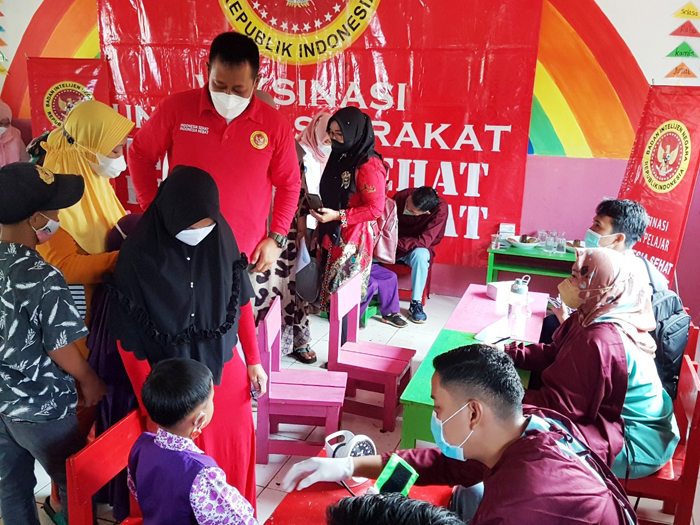 BIN Daerah Lampung Kembali Giat Vaksinasi di Lampung Barat