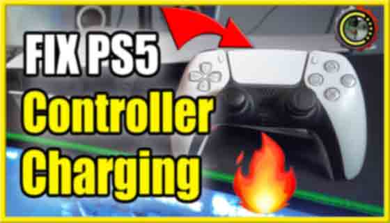 9 طرق لحل مشكلة عدم شحن يد تحكم او جويستيك سوني 5 How To Fix PS5 Controller Not Charging Issue!