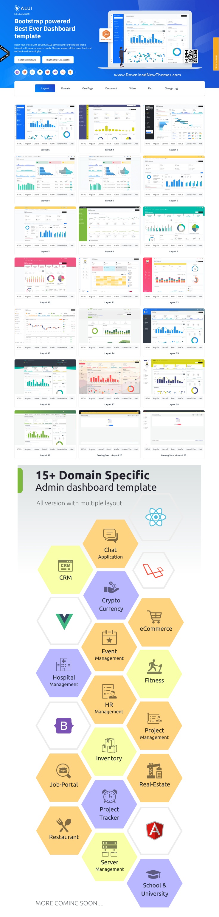 ALUI - Bootstrap 5 Responsive Admin Dashboard Template