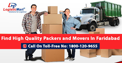 Best Packers and Movers in Faridabad - LogisticMart