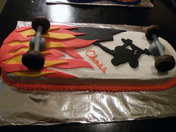 skateboard cake ideas