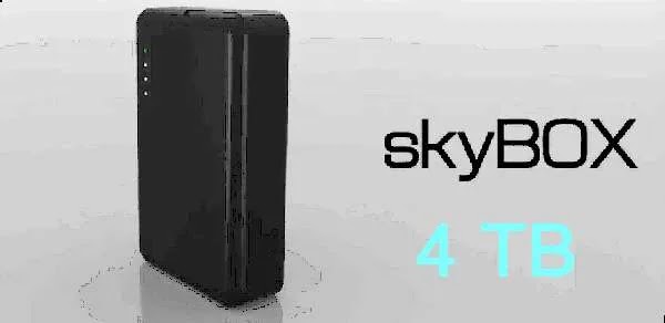 SkyBox - Portable 4TB Mini Server mobile.
