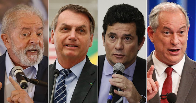 Pesquisa Ipespe: Lula tem 43% e Bolsonaro, 26%; Moro, 8% e Ciro, 7%