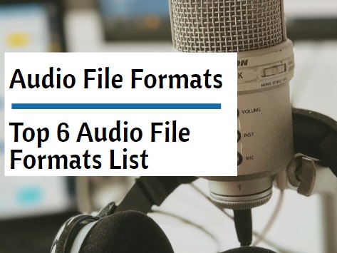 Audio file formats