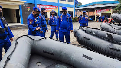 Waspada La Nina, Dirpolairud Polda Banten Laksanakan Apel Siaga Bencana