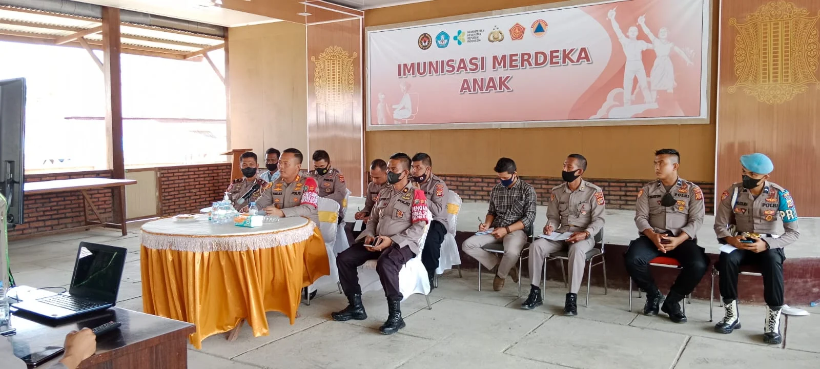 Ini Pesan Kapolres Simeulue AKBP Pandji Santoso Saat Memimpin Zoom Meeting Bersama Bhabinkamtibmas dan Kepala Desa