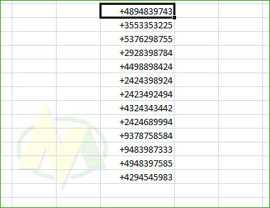 Cara Cepat Menambahkan Tanda Ples, Dollar dan Tanda Lainnya di Depan Angka Pada Kolom Excel.