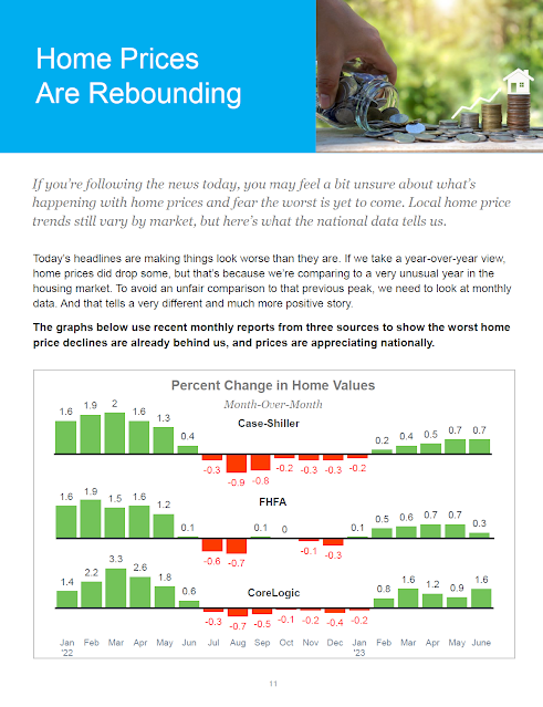 Home prices are rebounding