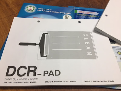 Giấy dính bụi phòng sạch DCR Pad cho con lăn