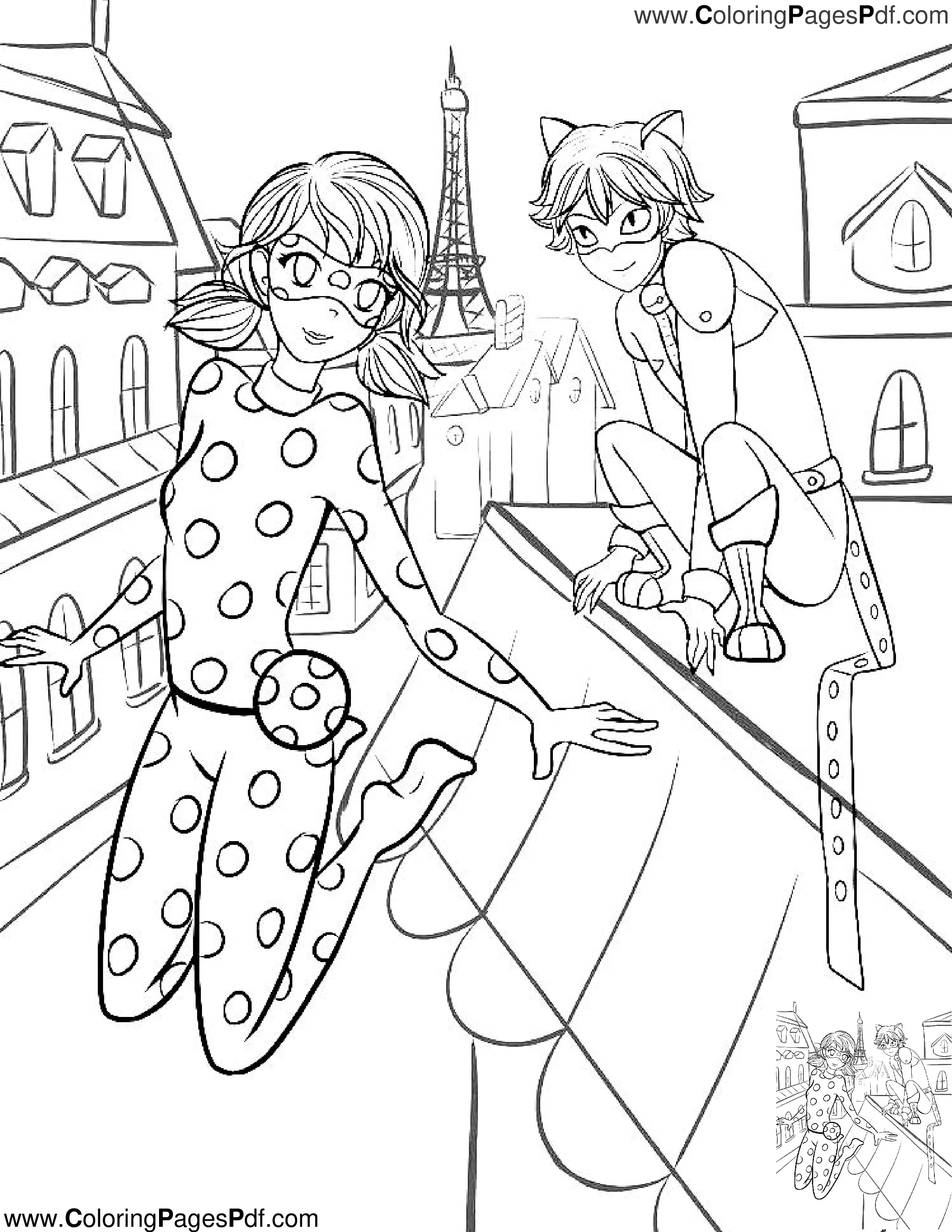 Miraculous ladybug season 4 coloring pages