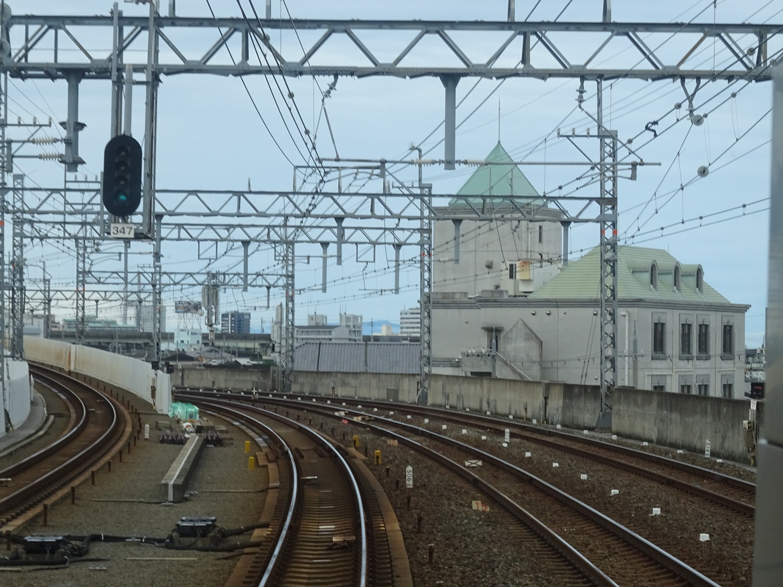 空港線と南海本線の分岐点