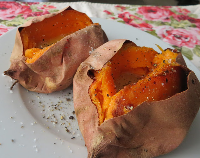 Air Fryer Baked Sweet Potatoes