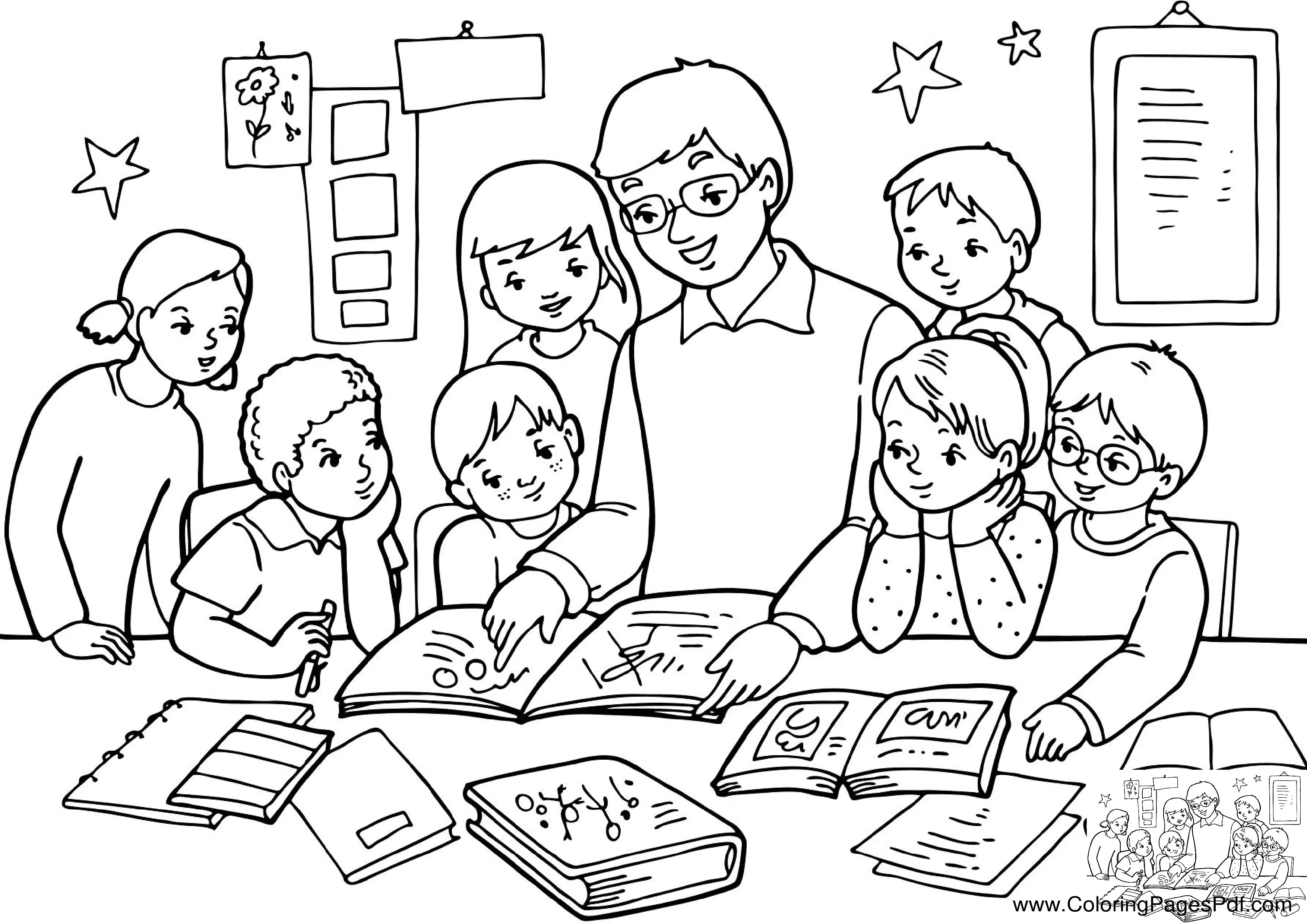 Free kids coloring book