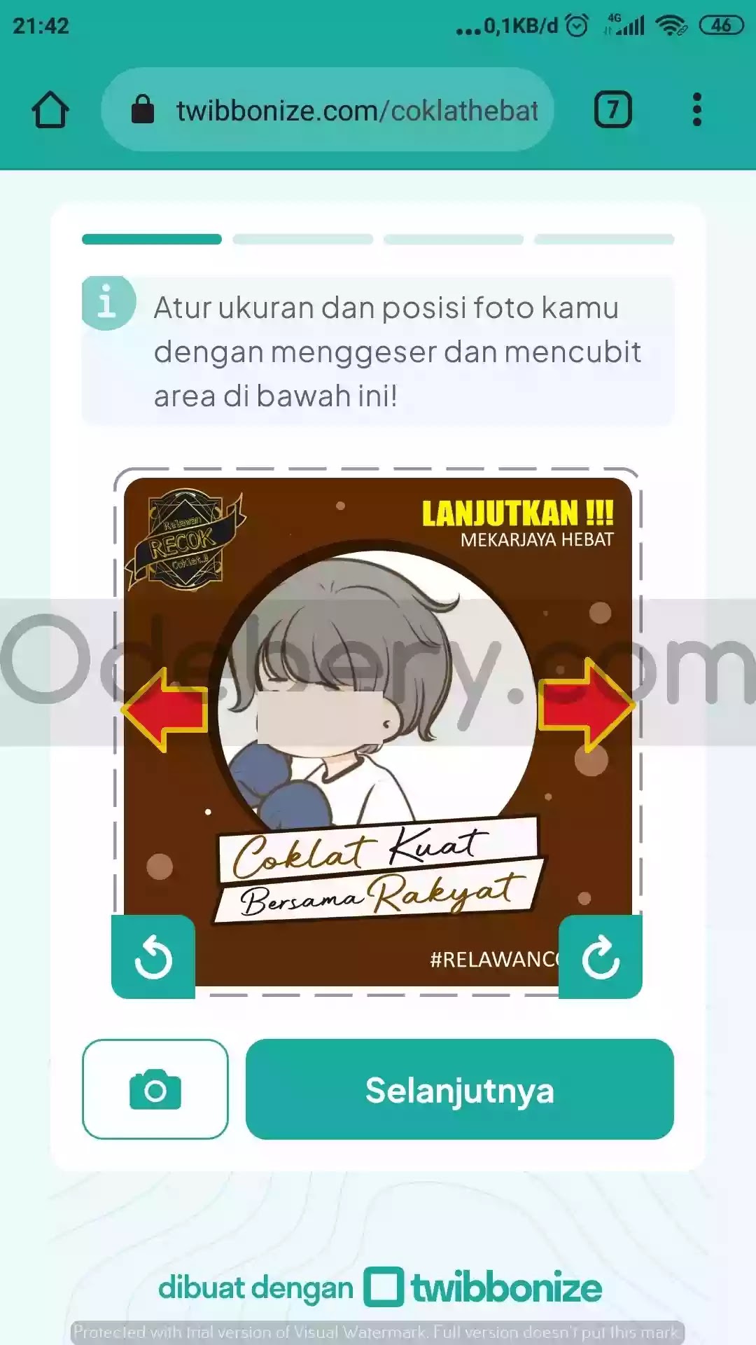 Cara Memasukkan Foto ke Twibbon Tanpa Aplikasi