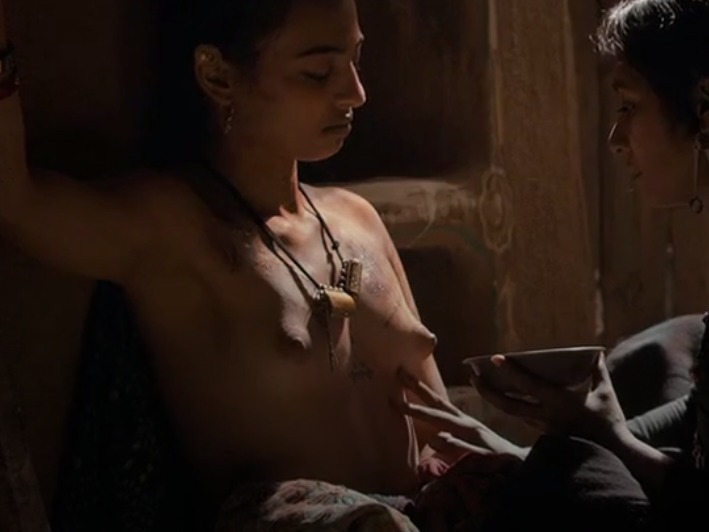Radhika Apte Nude Scene in " Parched " 2015 Movie , Radhika Apte Sex scene in parched, Radhika Apt lesbian sex scene, Radhika Apt nude nipple