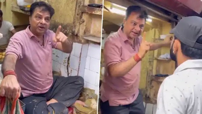 Viral Video:अभद्र भाषा, गालियों की बौछार... कोलकाता के गालीबाज कचौड़ी वाले का वीडियो हुआ वायरल,,,।