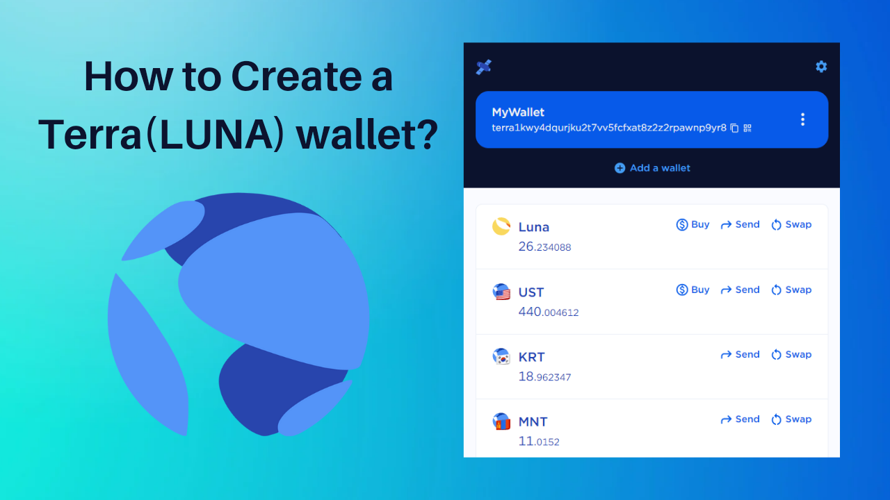 how to create a terra luna wallet
