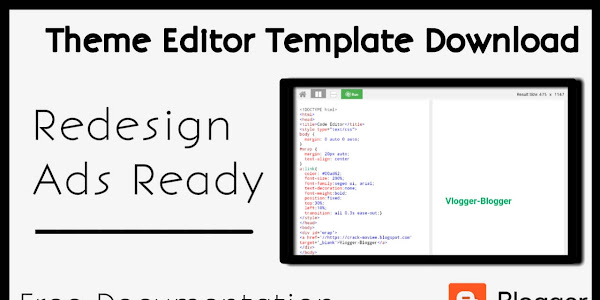 Text Editor Template For Blogger FREE Download