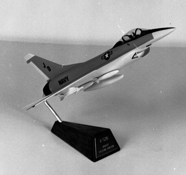 Vought V-526 scale model