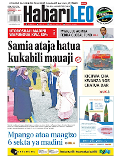        Magazeti ya leo 23 Februari 2022