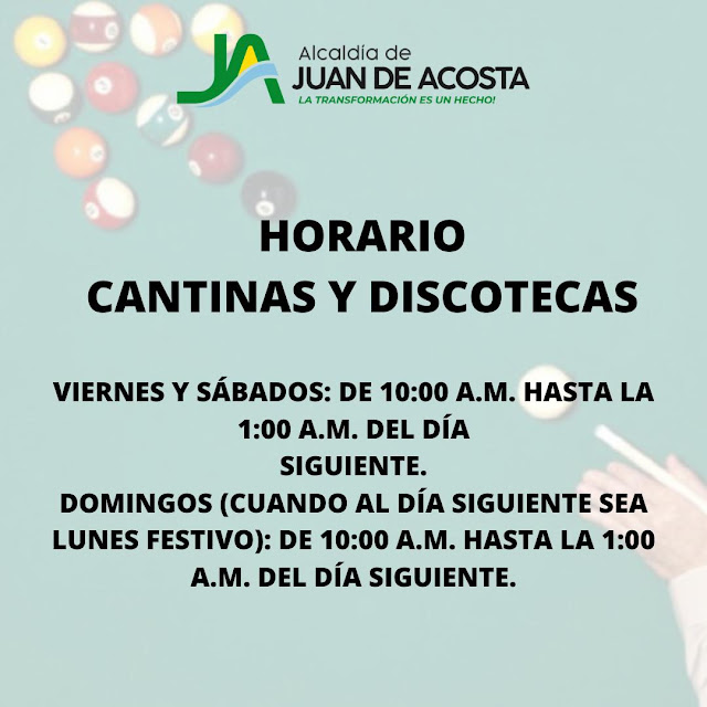 Decreto por el cual se fijan los requisitos para la realización de eventos públicos y la utilización de escenarios y/o espacios públicos en el municipio de Juan de Acosta.