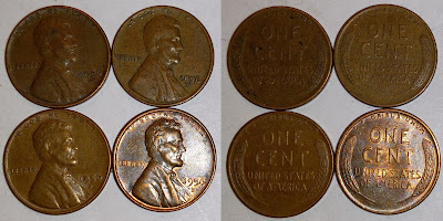 1950s wheat back pennies