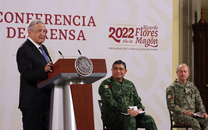 La Marina y el Ejército han detenido la decadencia de México: AMLO