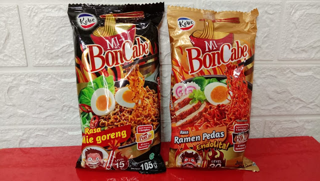 mi boncabe varian rasa ramen pedas