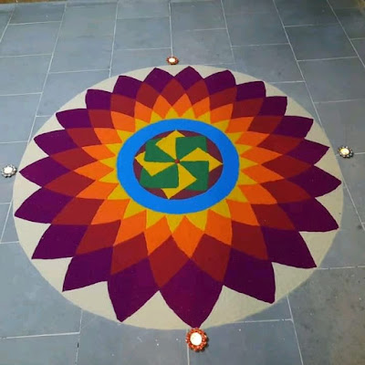 Easy Rangoli Designs For Diwali