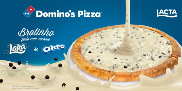 COMER & BEBER: Domino’s Pizza lança brotinho LAKA OREO®️