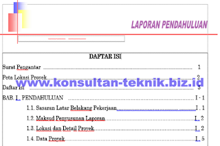 Laporan-Pendahuluan-Pengawasan-Jalan-Format-Ms-Word