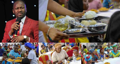 Apostle Johnson Suleman Officially Opens Free Food Restaurant For The Poor (Photos)