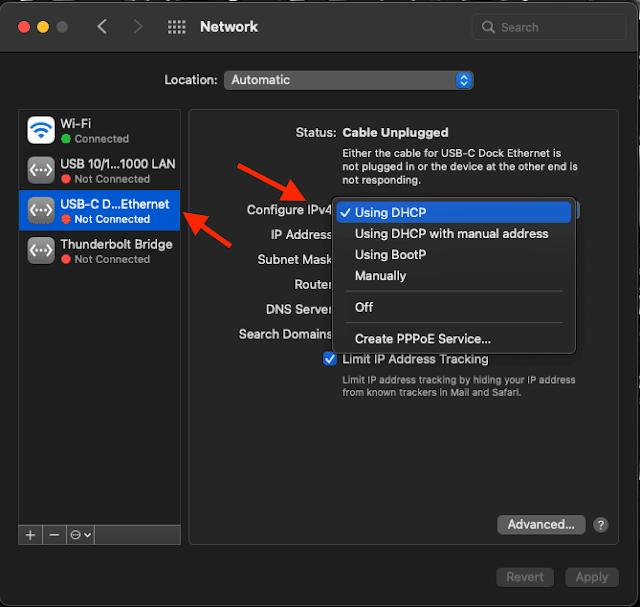 كيفية توصيل وتفعيل الانترنت بواسطة كابل إيثرنت بجهاز ماك بوك How to activate Ethernet in Macbook