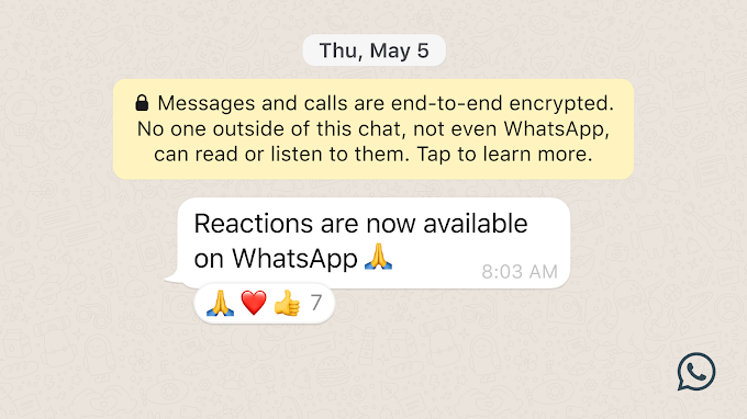 Take advantage of WhatsApp emoji reactions and three new features