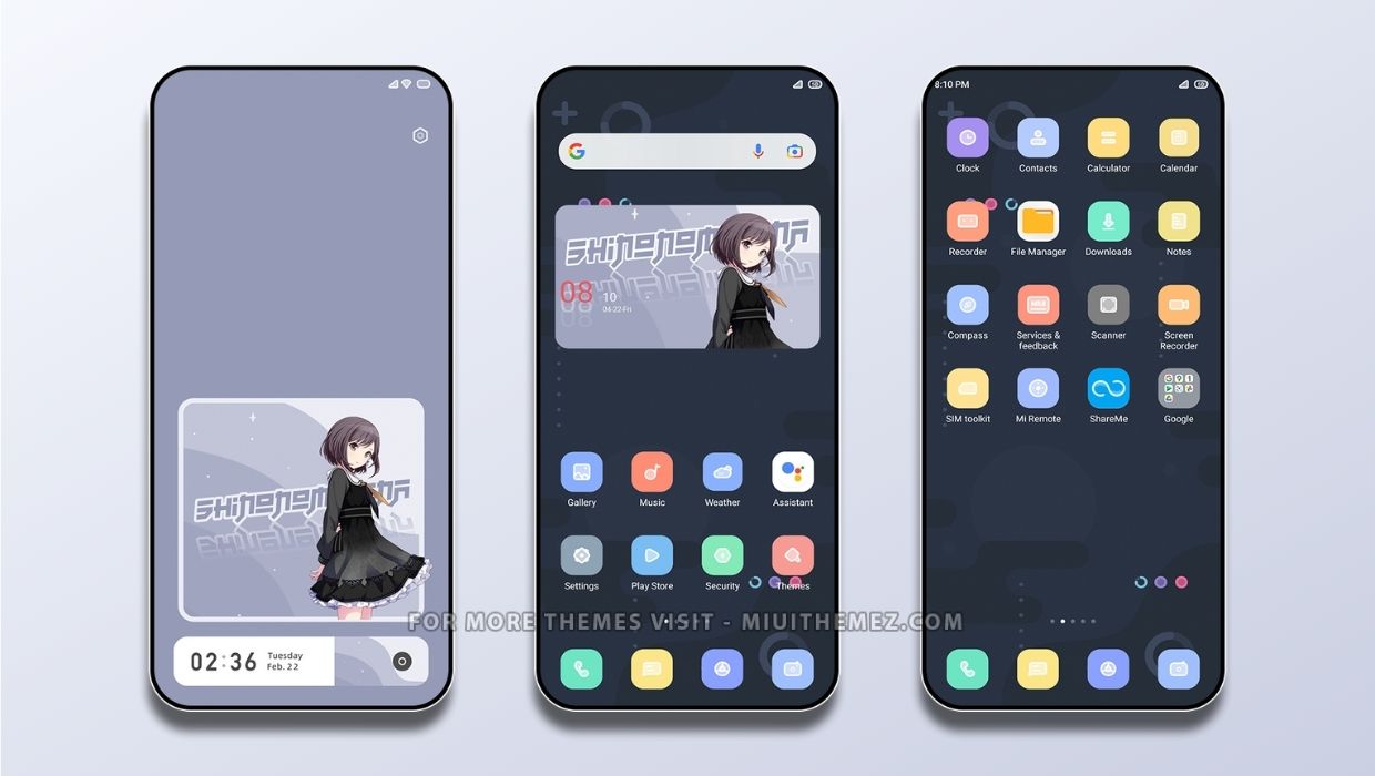 Shinonome Ena MIUI Theme